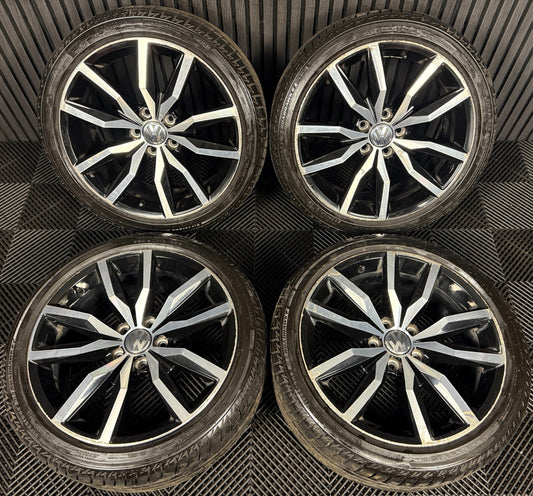 18'' GENUINE VW PASSAT CC SCIROCCO R LINE LISBON WHEELS TYRES ALLOYS 1K8601025M