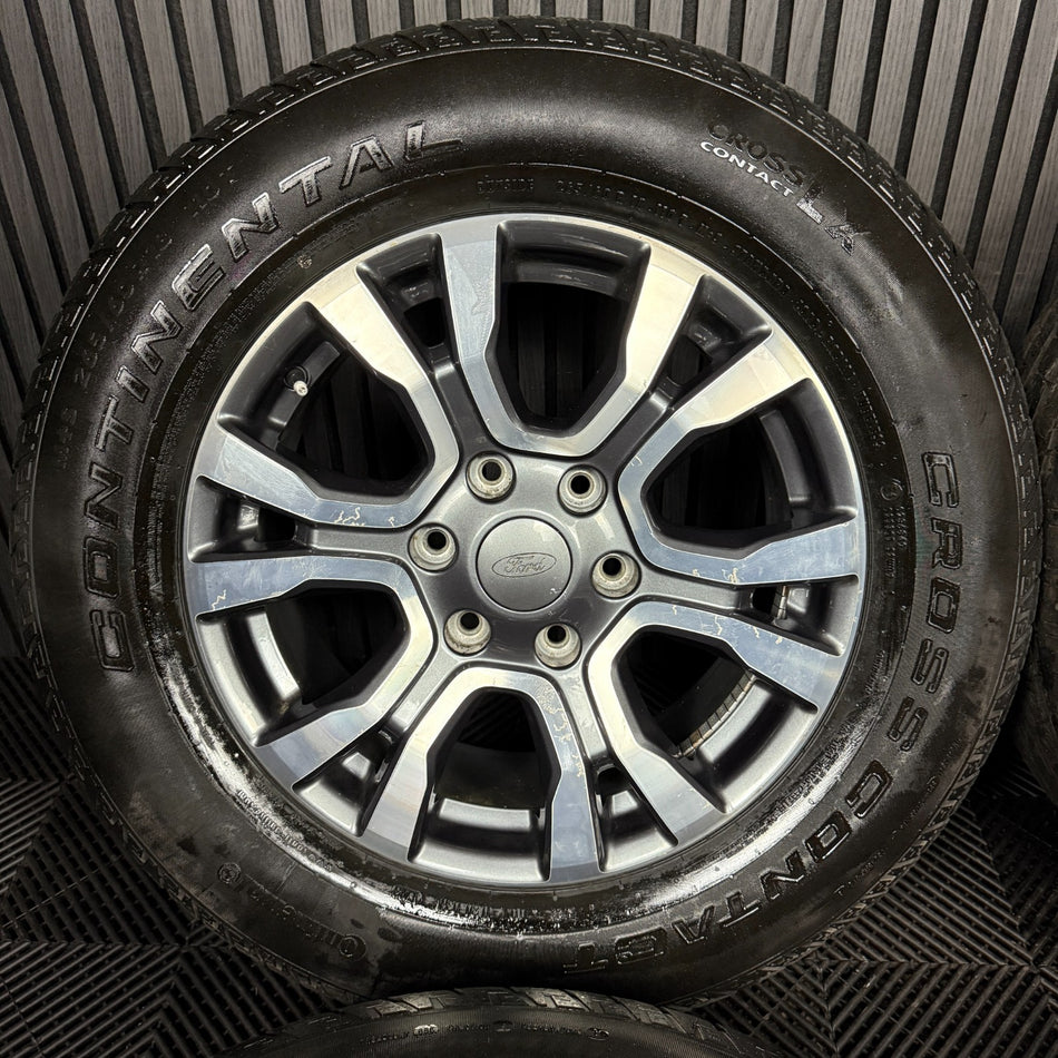 18'' GENUINE FORD RANGER GREY DC WILDTRAK ALLOY WHEELS TYRES ALLOYS