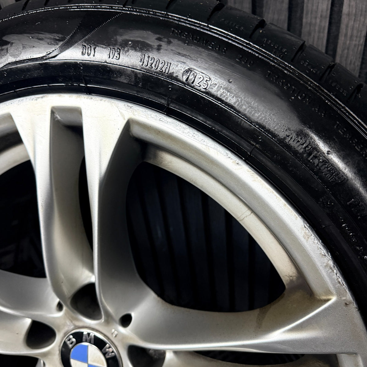 18'' BMW 5 Series 613 Silver M Sport F10 F11 Alloy Wheels Tyres Alloys Genuine