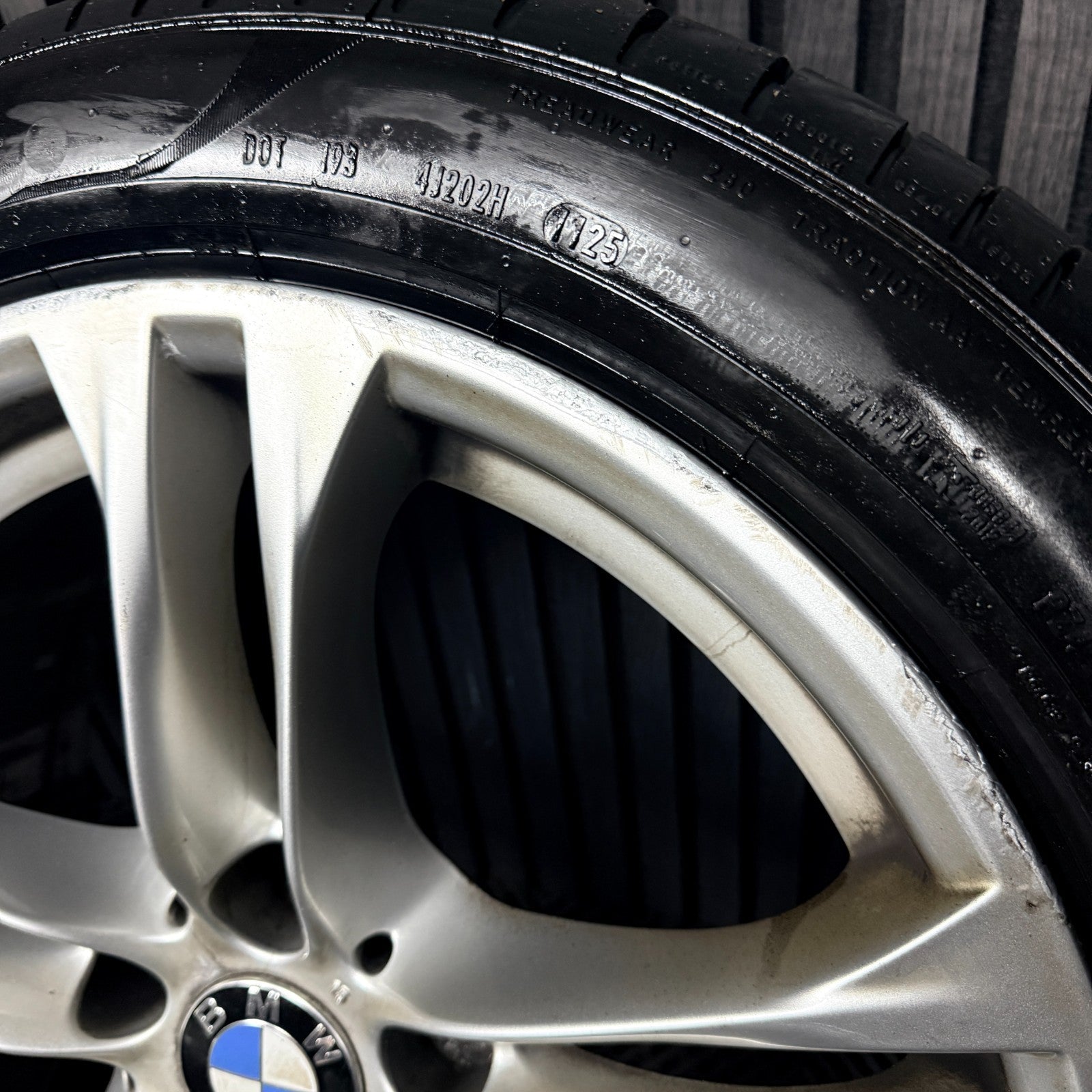 18'' BMW 5 Series 613 Silver M Sport F10 F11 Alloy Wheels Tyres Alloys Genuine