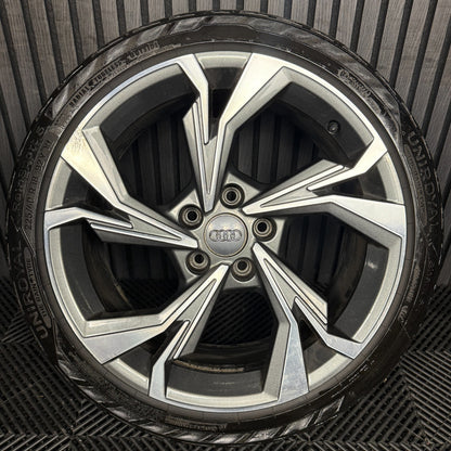 1X 18'' GENUINE AUDI A3 GREY DC ALLOY WHEEL TYRE 8Y0601025H SINGLE SPARE