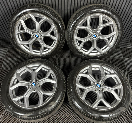 19'' BMW X3 X4 G01 G02 693 Alloy Wheels Tyres Grey 6877327 Genuine