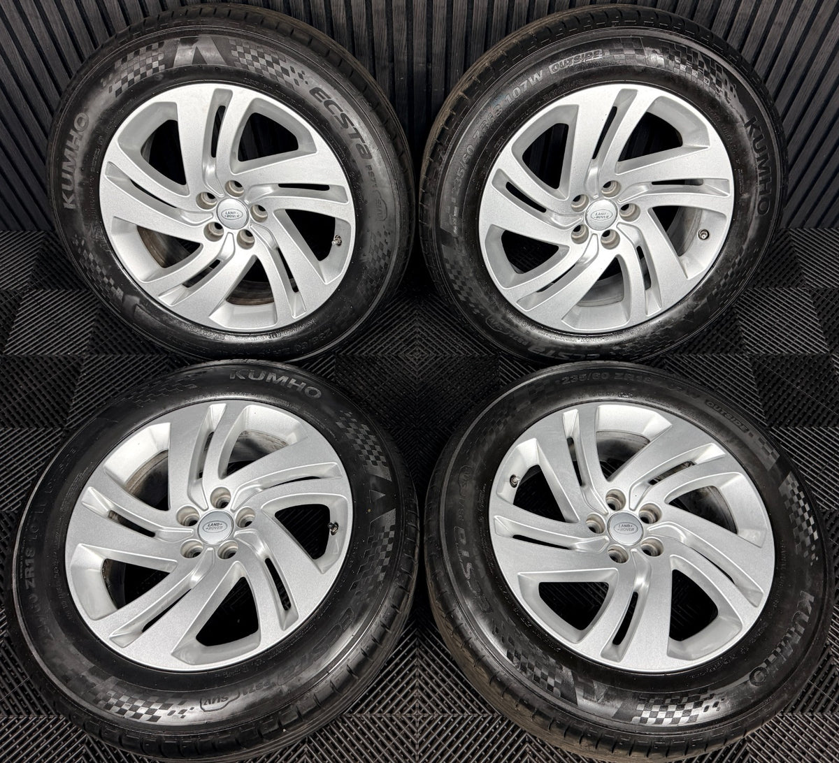 18'' Range Rover Evoque Silver Discovery Sport Land Alloy Wheels Tyres Genuine