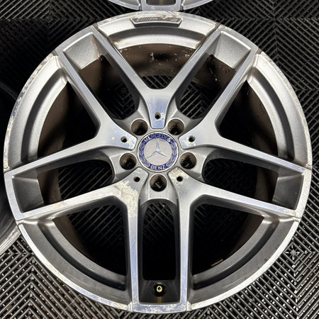 19'' Mercedes AMG GLC Grey DC Sport Alloy Wheels 5X112 Genuine A2534011800