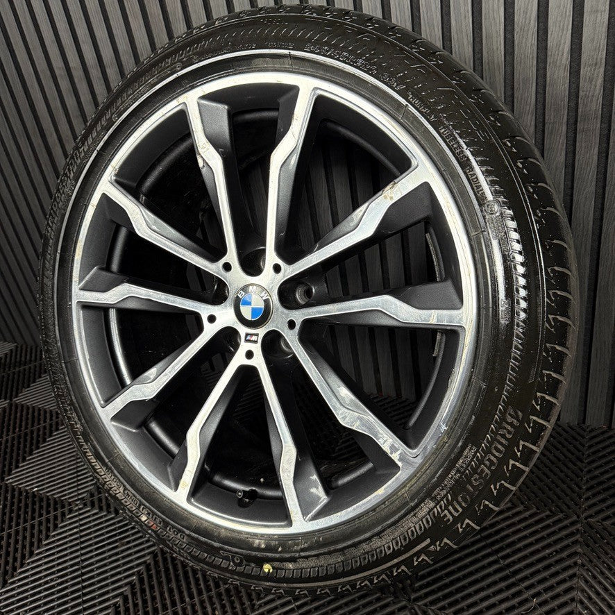 1x 20'' BMW X3 X4 699 M Sport 2 G01 G02 Alloy Wheel Tyre 8010268 Genuine Front