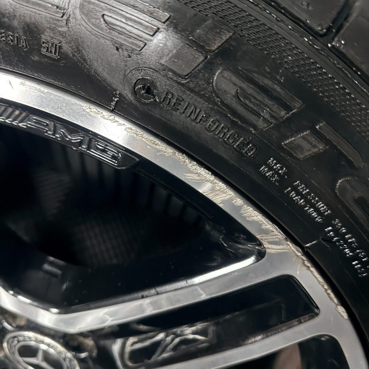 20” Mercedes AMG ML GLE Black DC Alloy Wheels Tyres W166 Genuine A1664012002