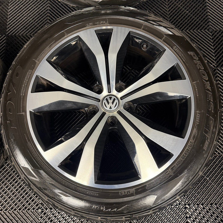 20'' GENUINE VW TOUAREG TARRAGONA ALLOY WHEELS ALLOYS TYRES Q7 7P6601025AL