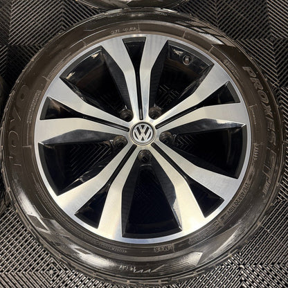 20'' GENUINE VW TOUAREG TARRAGONA ALLOY WHEELS ALLOYS TYRES Q7 7P6601025AL