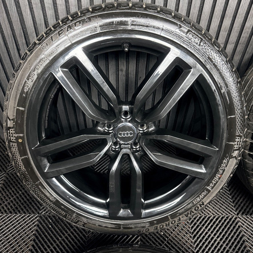 21'' Audi SQ5 Q5 S Line Black Alloy Wheels Tyres 8R0601025CP Genuine