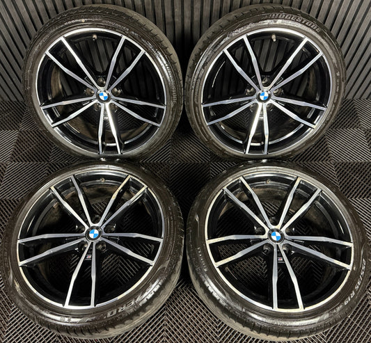 19'' GENUINE BMW 3 SERIES BLACK 4 791 M SPORT G20 G21 G22 G23 G26 ALLOY WHEELS