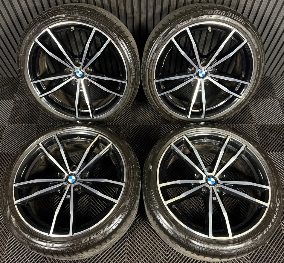 19'' GENUINE BMW 3 SERIES BLACK 4 791 M SPORT G20 G21 G22 G23 G26 ALLOY WHEELS