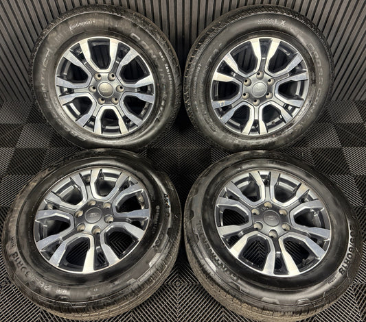 18'' GENUINE FORD RANGER GREY DC WILDTRAK ALLOY WHEELS TYRES ALLOYS