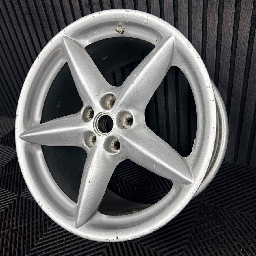 1X 18'' Ferrari 360 Modena Spider Alloy Wheel 5 Spoke Rear Single 164175 Genuine