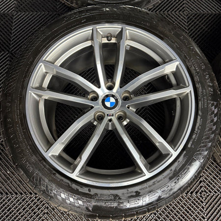 18" GENUINE BMW 5 SERIES 4 662 GREY DC M SPORT G30 G31 ALLOY WHEELS TYRES ALLOYS