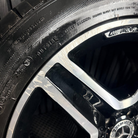20” Mercedes AMG ML GLE Black DC Alloy Wheels Tyres W166 Genuine A1664012002