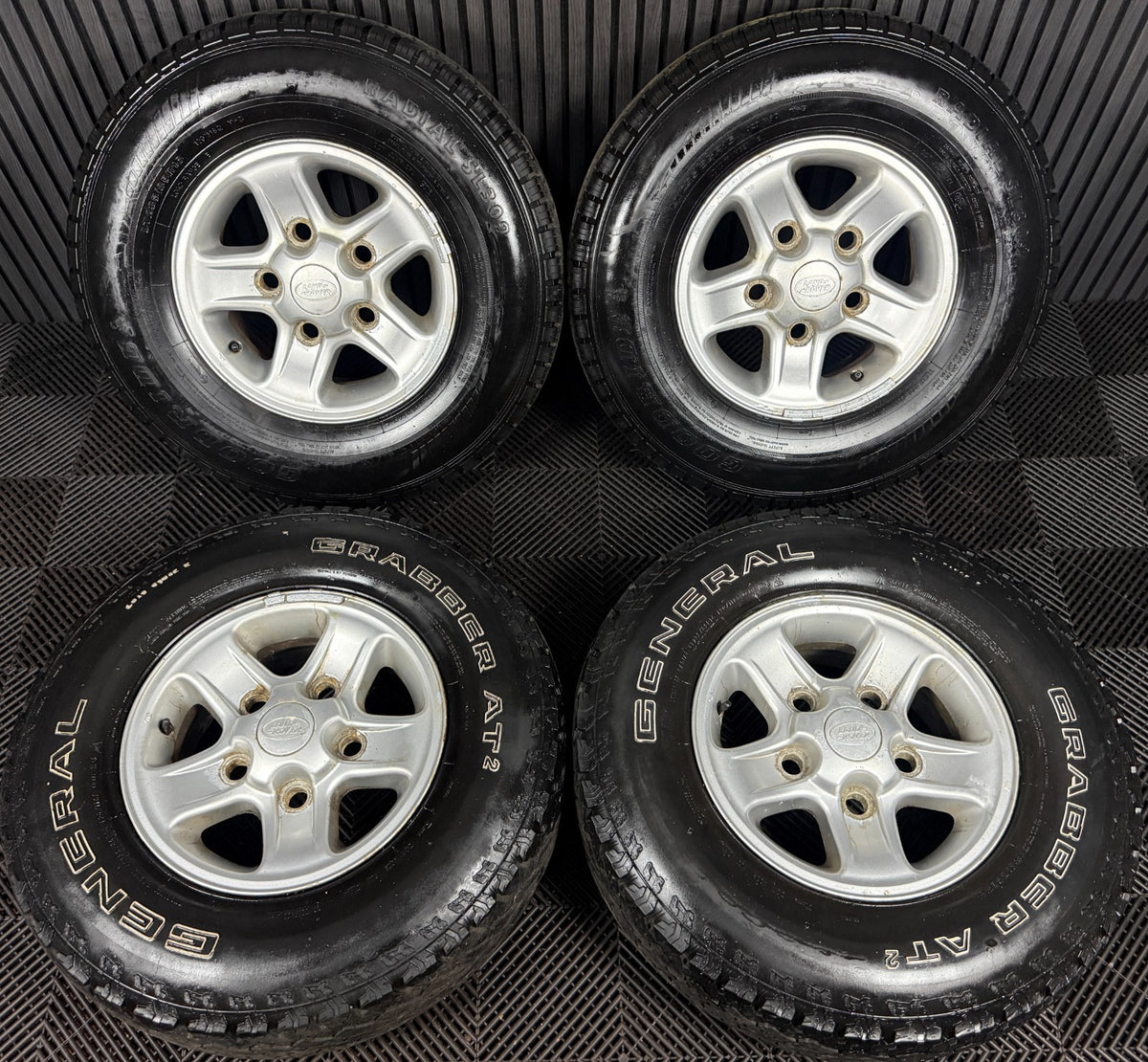 16'' Land Rover Defender Boost 5 Spoke Wheels Tyres L316 Genuine