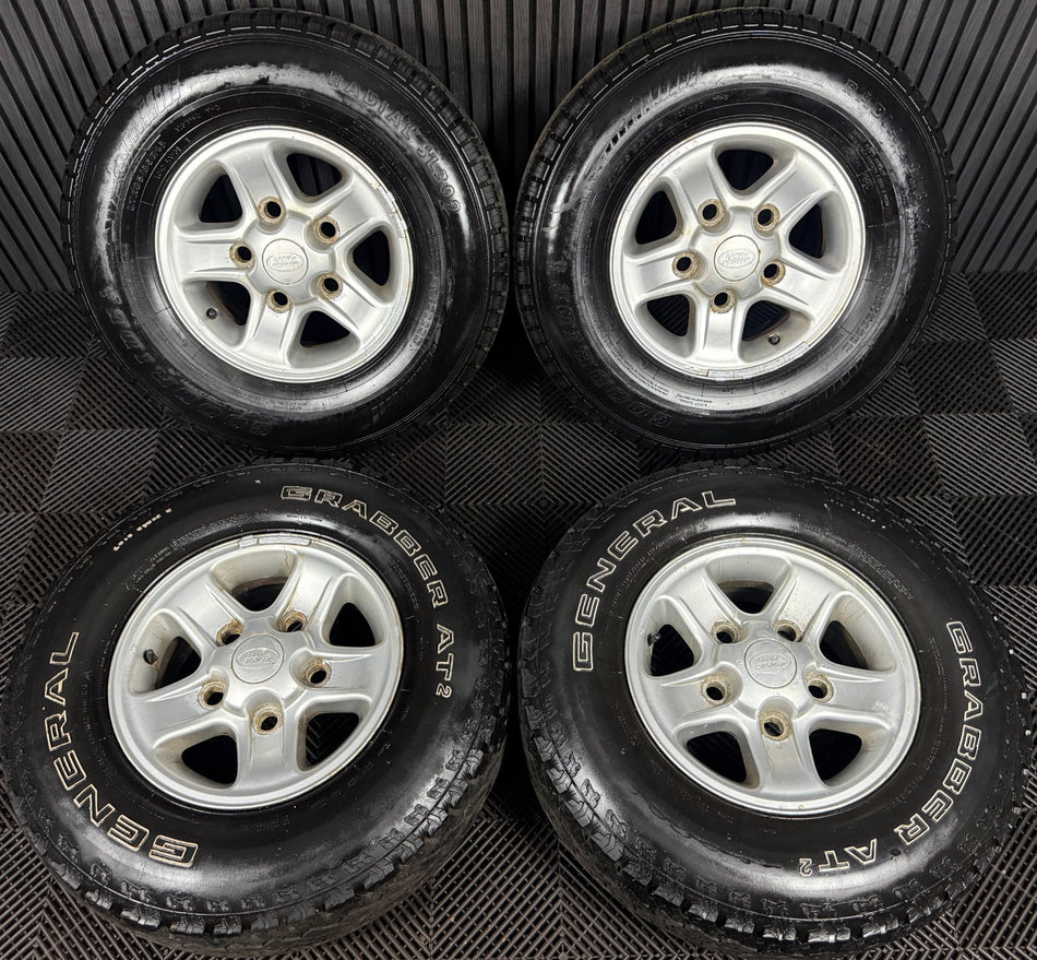 16'' Land Rover Defender Boost 5 Spoke Wheels Tyres L316 Genuine