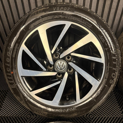 16'' GENUINE VW GOLF MK7 WOODSTOCK MK8 MK6 ALLOY WHEELS TYRES ALLOYS 5G0601025DS