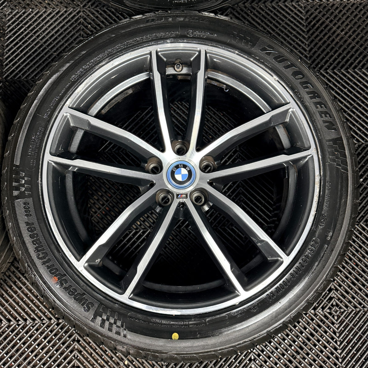 18" Bmw 5 Series 4 662 Grey Dc M Sport G30 G31 Alloy Wheel Tyres 7855081 Genuine