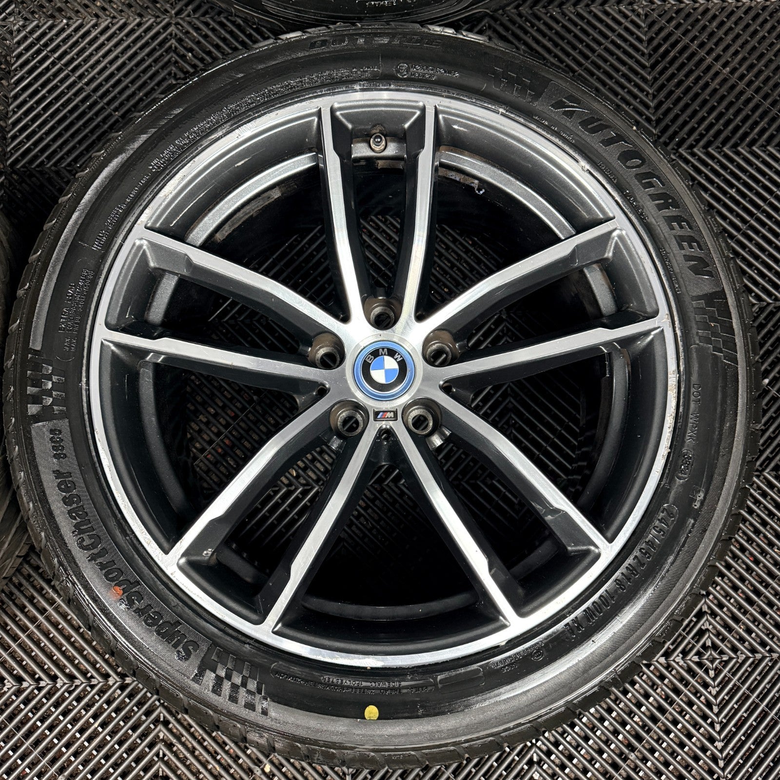 18" Bmw 5 Series 4 662 Grey Dc M Sport G30 G31 Alloy Wheel Tyres 7855081 Genuine