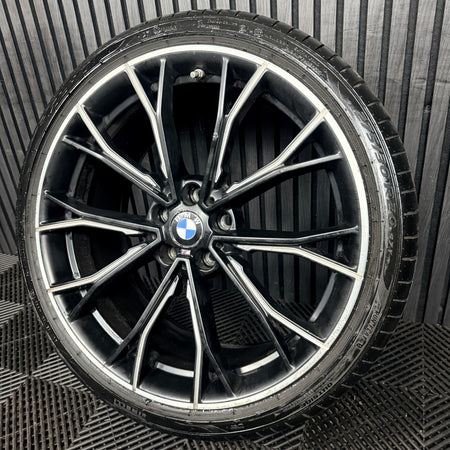 1X 20'' BMW 5 Series 669 M G30 G31 Sport Alloy Wheel Rear 6874445 Genuine