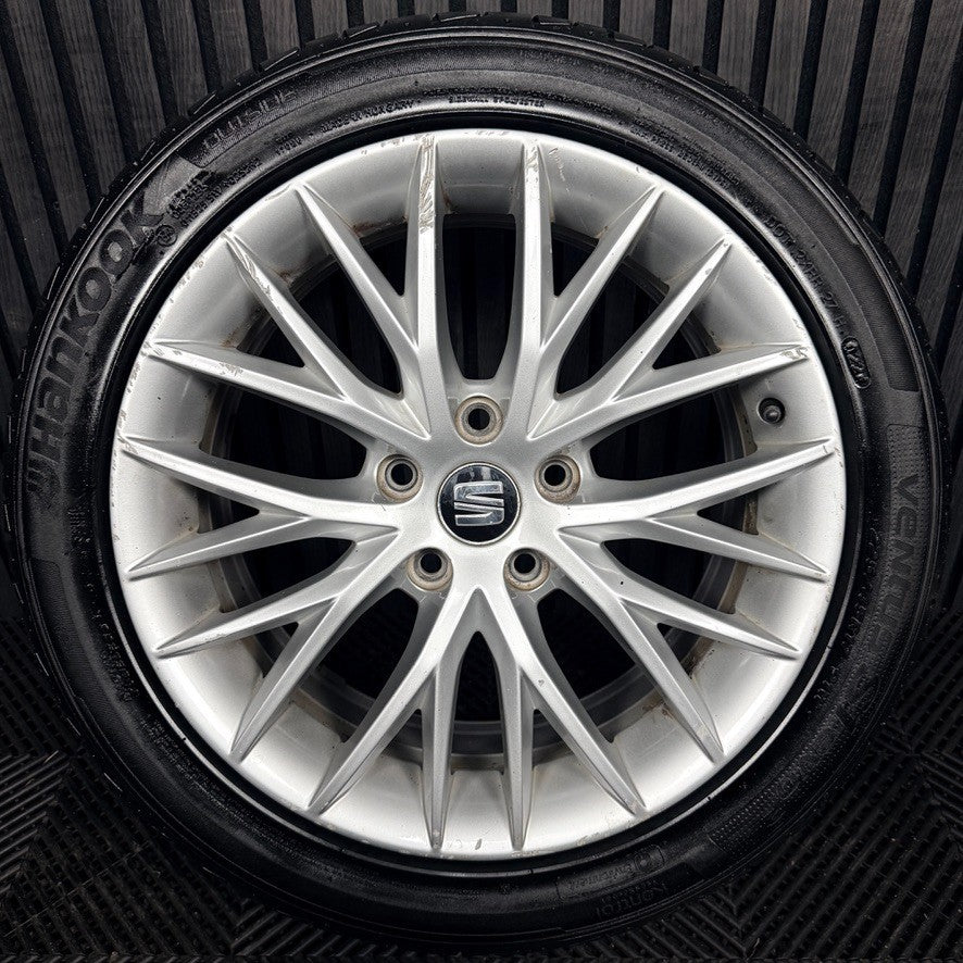 1X 17'' Seat Leon FR MK3 Alloy Wheel Tyre Single Genuine 5F0601025H
