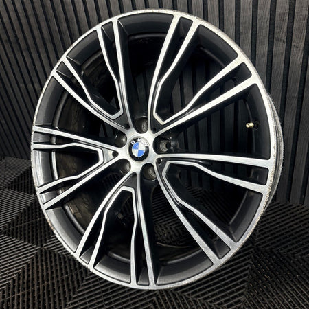 1X 21'' BMW X3 X4 G01 G02 726 M Sport Alloy Wheel Front 8043670 Genuine