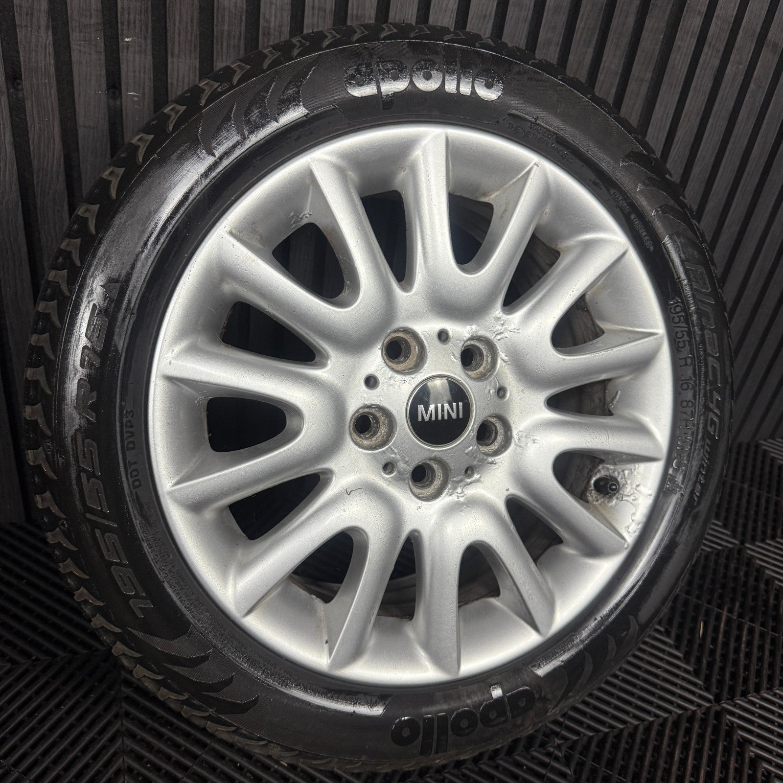 1X 16'' GENUINE MINI COOPER ONE D 495 VICTORY F55 F56 ALLOY WHEEL TYRE 6855104