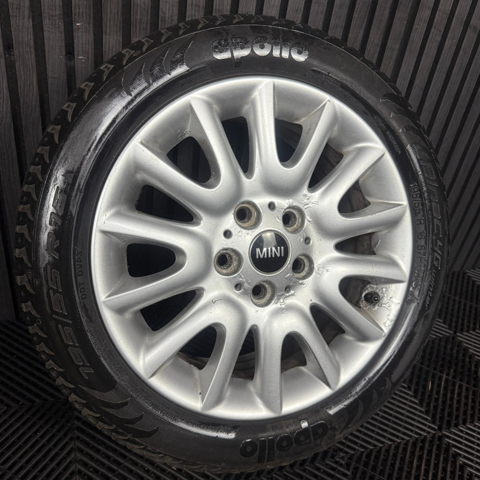 1X 16'' GENUINE MINI COOPER ONE D 495 VICTORY F55 F56 ALLOY WHEEL TYRE 6855104
