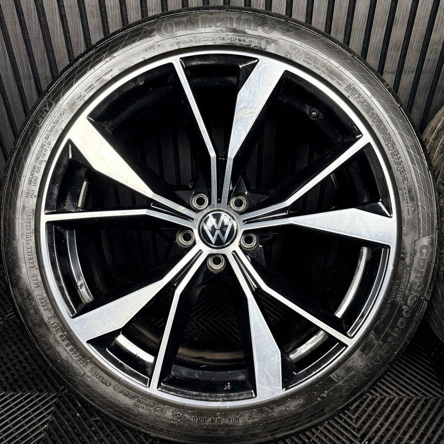 20'' VW Tiguan R Line Misano Alloy Wheels Tyres Alloys 5NA601025AH Genuine