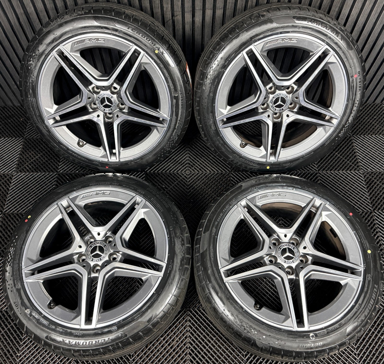 18'' Mercedes Amg A Class Cla B Alloy Wheels Tyres Alloys W177 Genuine