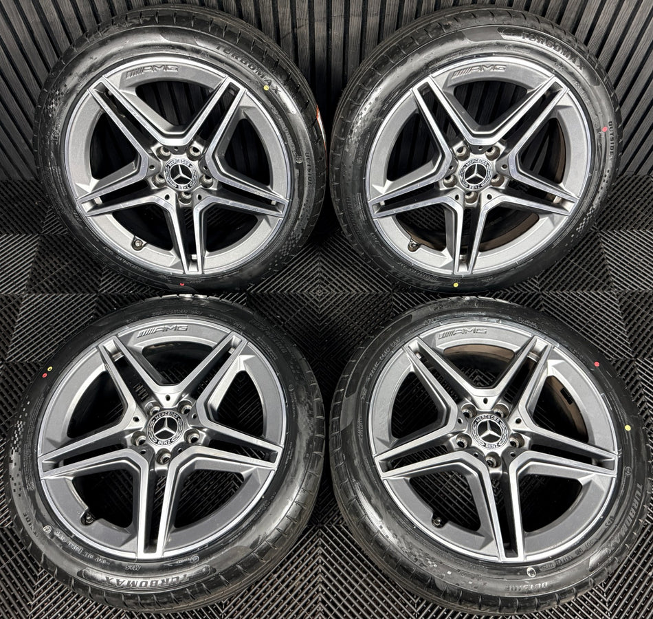 18'' Mercedes Amg A Class Cla B Alloy Wheels Tyres Alloys W177 Genuine