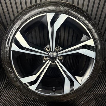 20'' GENUINE AUDI RSQ3 Q3 S LINE 5 SPOKE ALLOY WHEELS TYRE ALLOYS 83A601025AC