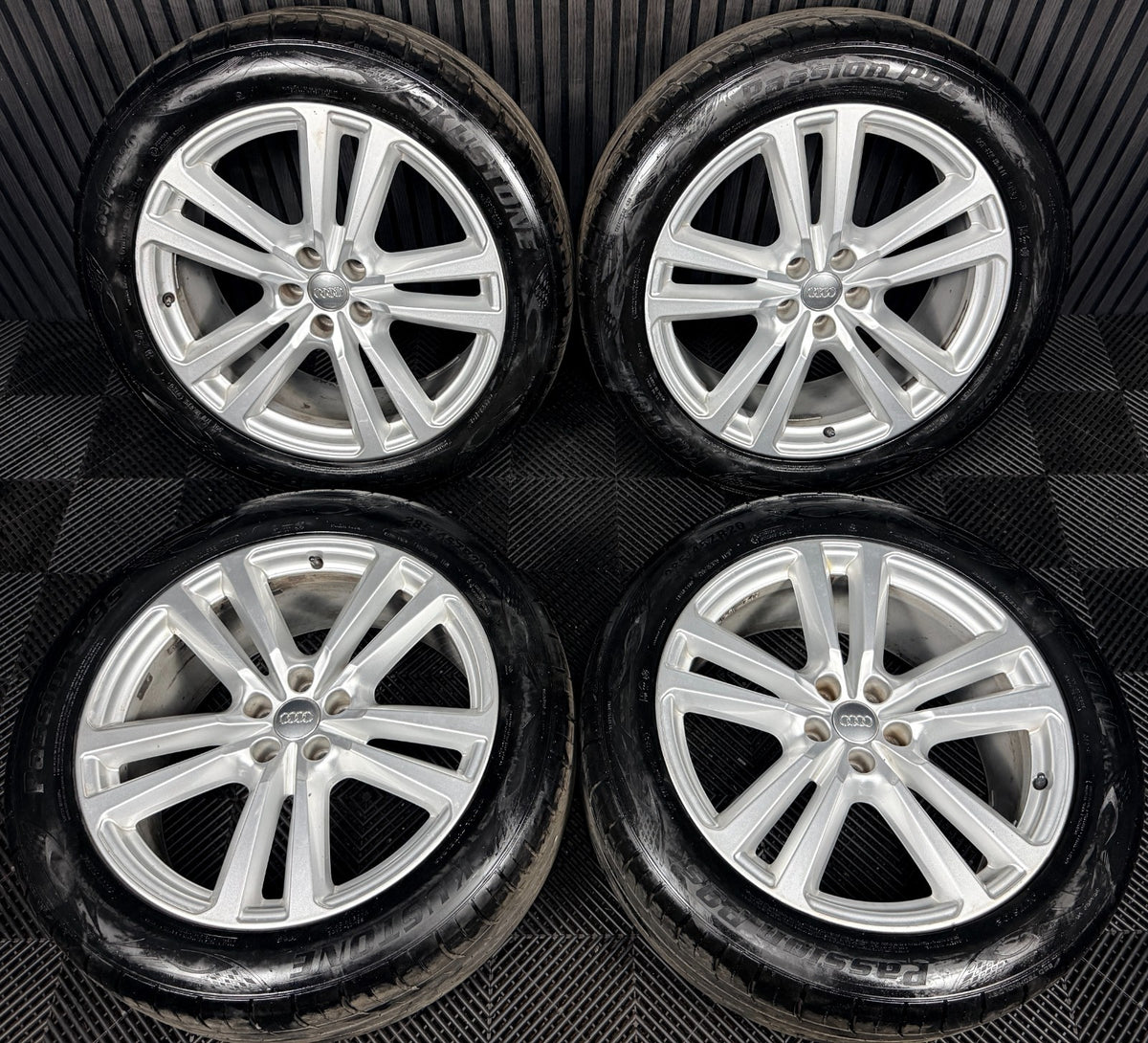 20'' Audi Q7 S Line 5 Double Spoke Alloy Wheels Alloys Tyres 4M0601025H Genuine