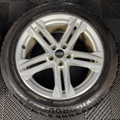 19'' GENUINE AUDI Q5 5 DOUBLE SPOKE S LINE ALLOY WHEELS TYRES 5X112  80A601025G