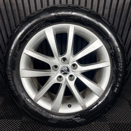 1X 18'' Skoda Kodiaq Elbrus Alloy Wheel Spare Tyre 565601025D Genuine
