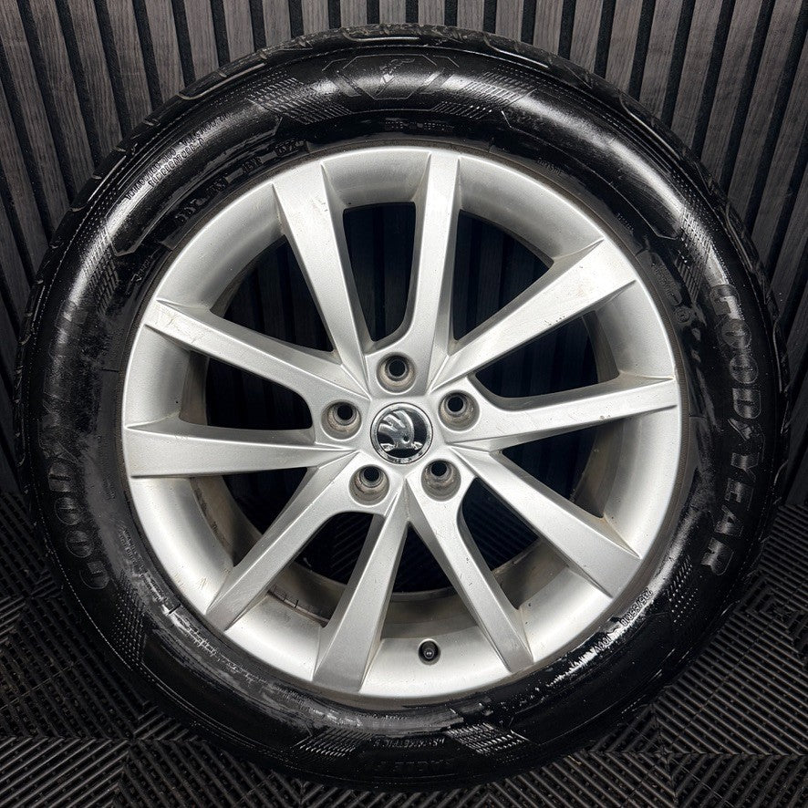 1X 18'' Skoda Kodiaq Elbrus Alloy Wheel Spare Tyre 565601025D Genuine