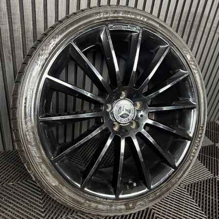 1X 20" GENUINE AMG MERCEDES E CLASS BLACK ALLOY WHEEL BACK W213 A2134012300 REAR