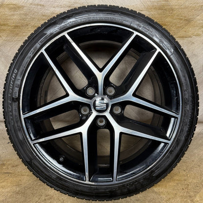 1X 18'' GENUINE SEAT LEON FR PERFORMANCE MK3 ALLOY WHEEL TYRE SINGLE 5F0601025AB
