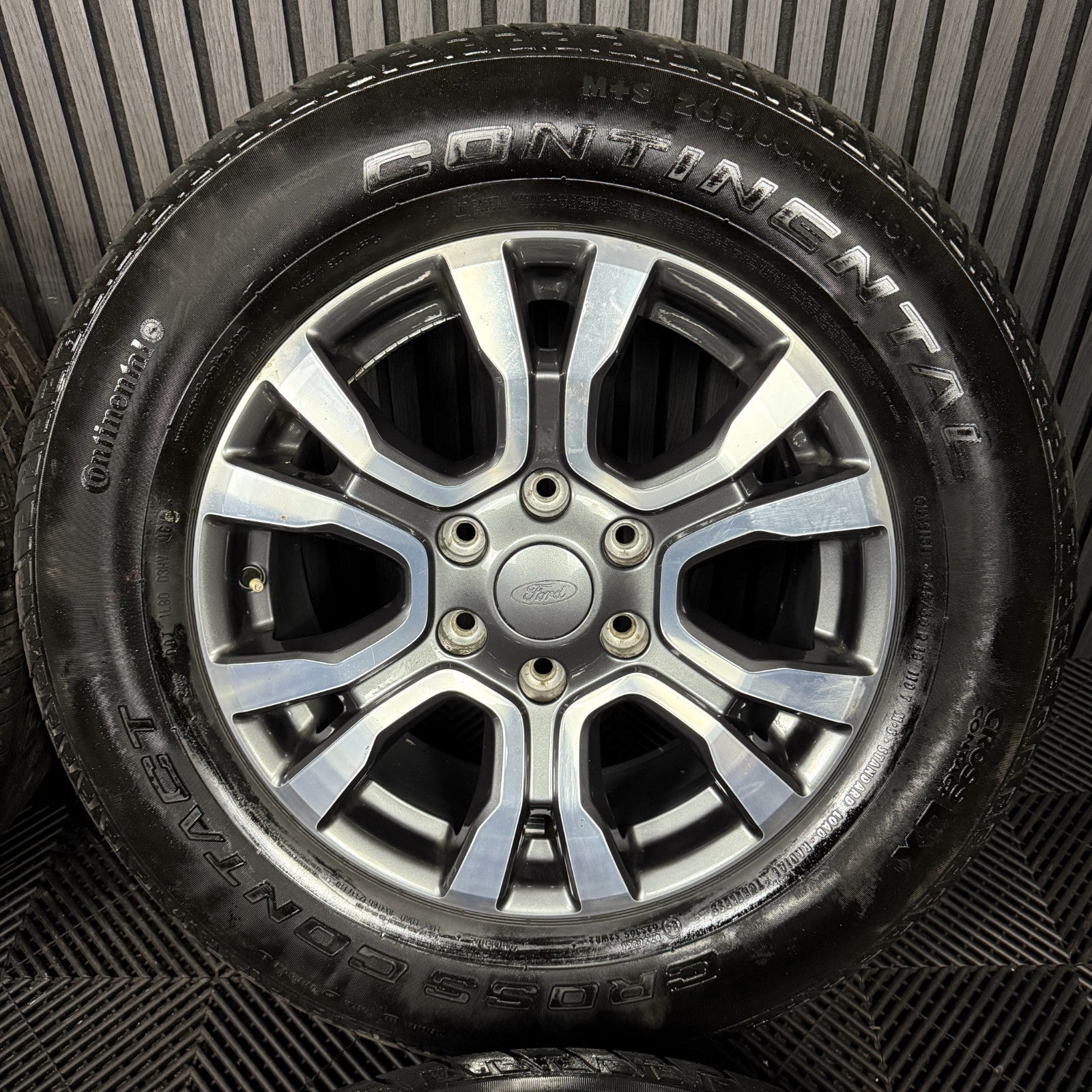 18'' GENUINE FORD RANGER GREY DC WILDTRAK ALLOY WHEELS TYRES ALLOYS