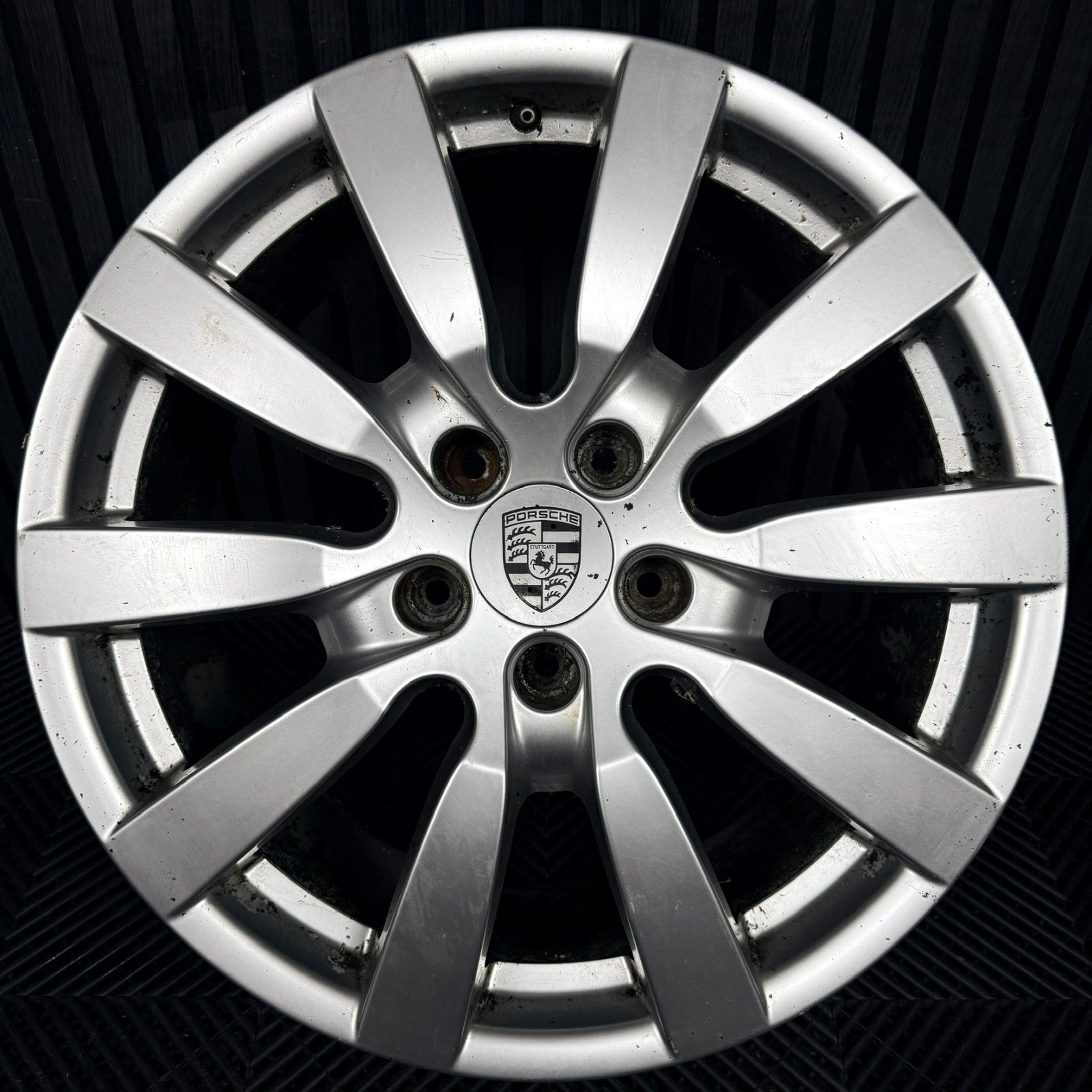 1X 20'' Porsche Cayenne 10 Spoke Alloy Wheel Genuine 7P5601025B 92A