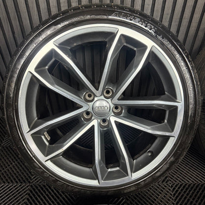 19'' GENUINE AUDI A5 S LINE S5 ALLOY WHEELS ALLOYS TYRES 8W0601025DF