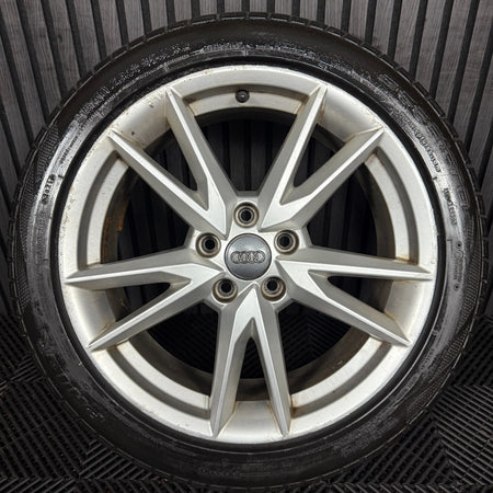 1X 18'' GENUINE AUDI Q2 S LINE 5 DOUBLE SPOKE ALLOY WHEEL TYRE 81A601025F