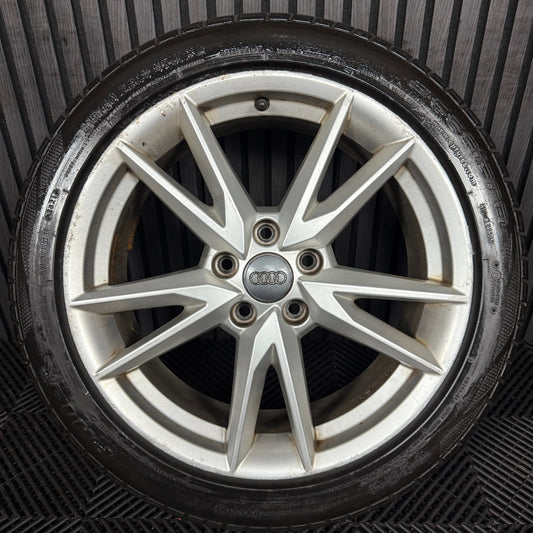 1X 18'' GENUINE AUDI Q2 S LINE 5 DOUBLE SPOKE ALLOY WHEEL TYRE 81A601025F