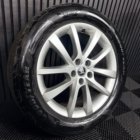 1X 18'' Skoda Kodiaq Tyre Elbrus Alloy Wheel Spare 565601025D Genuine