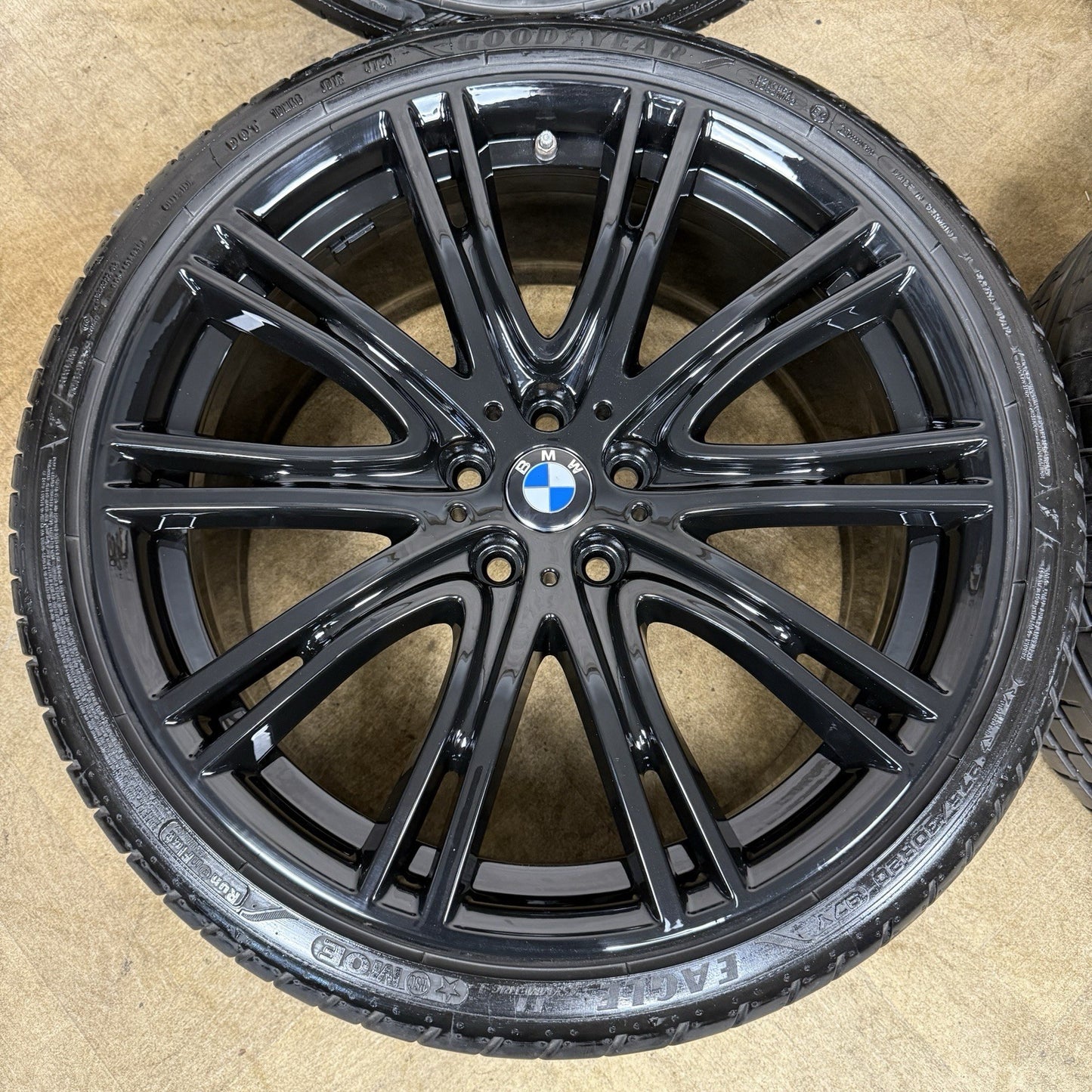 20'' GENUINE BMW 5 SERIES 759  BLACK M SPORT G30 G31 ALLOY WHEELS TYRES
