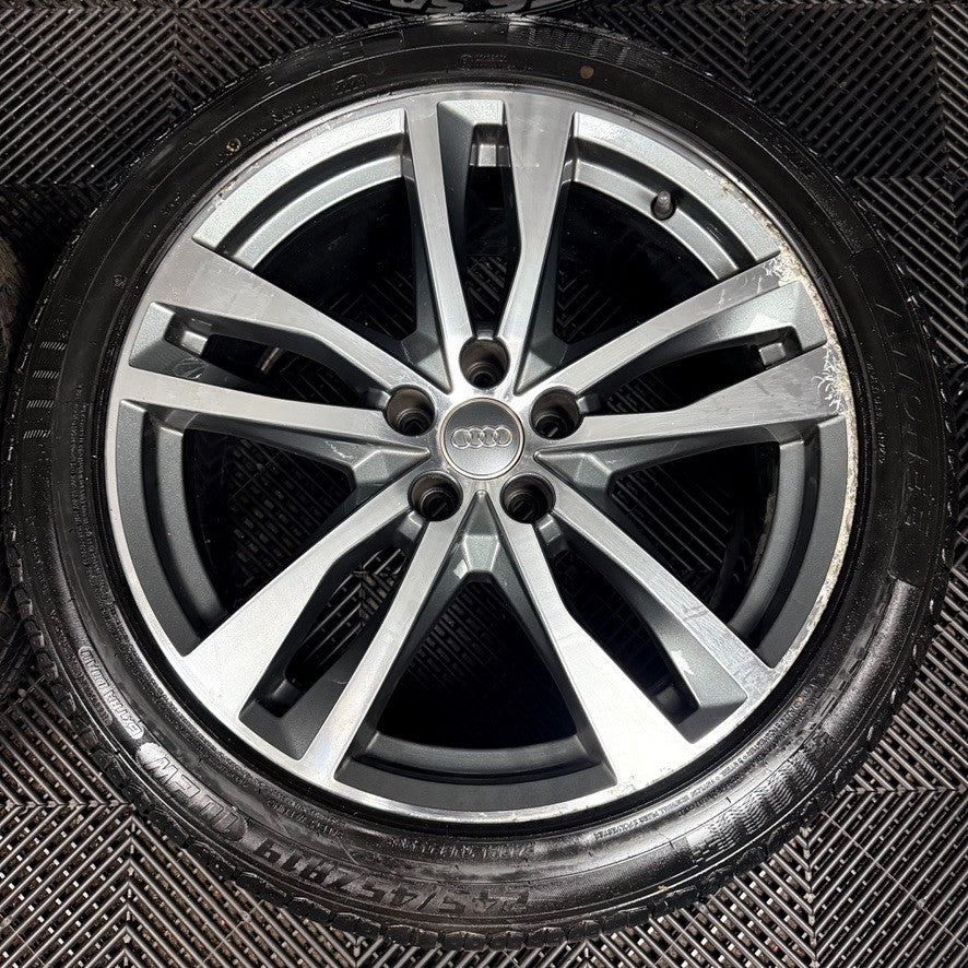 19'' Audi A6 C8 S Line 5 Double Spoke Alloy Wheels Tyres 4K0601025H Genuine