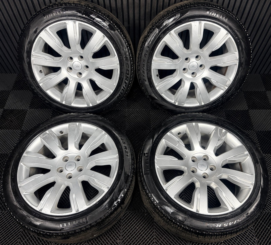 21" Range Rover Vogue Land Sport Wheels Tyres Alloys L462 HY32-1007-GA Genuine