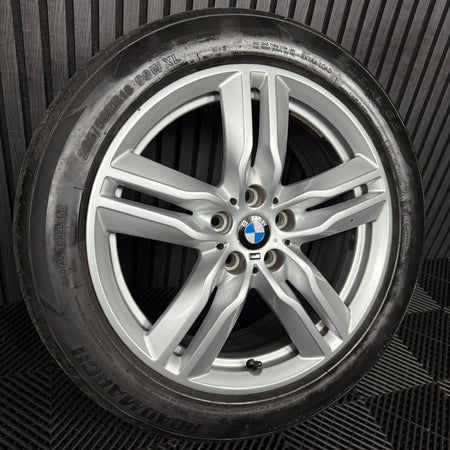 1X 18'' GENUINE BMW X1 570 F48 X2 F39 M SPORT ALLOY WHEEL TYRE 7850456 7.5J ET51