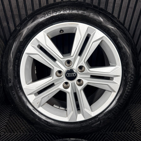 17'' Audi Q2 5 Double Spoke Alloy Wheels Tyres Alloys 81A601025AJ Genuine